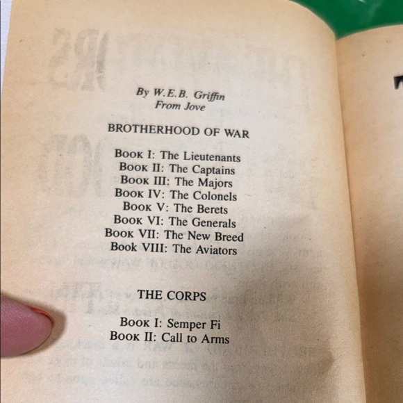 Original Paperbacks Brotherhood of War Book Set - Black, Blue, Red - Picture 7 of 7